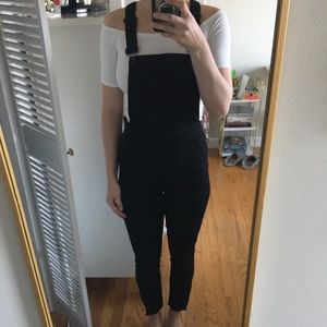 Madewell Black Overalls